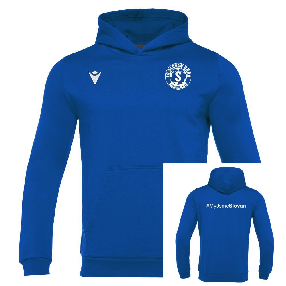 FC Slovan Brno mikina s kapsou